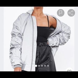 missguided reflective jacket